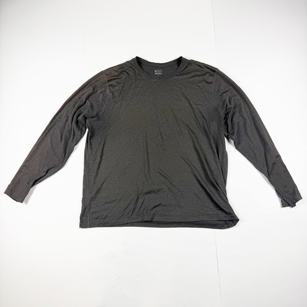 Eastern Mountain Sports Techwick Long Sleeve Grey Shirt XXL